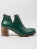 Zapato Leren boots donkergroen