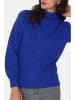 ASSUILI Kaszmirowy sweter w kolorze niebieskim