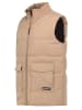 Sublevel Doorgestikte bodywarmer beige