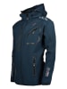 Geographical Norway Softshelljas "Royaute" donkerblauw