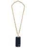 SmartCase Smartphoneketting "Marseille" goudkleurig/groen - (L)122 cm