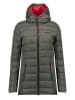 Geographical Norway Doorgestikte mantel "Astana" antraciet
