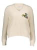Lacoste Wollen trui crème