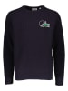 Lacoste Wełniany sweter w kolorze granatowym