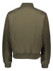 Lacoste Wende-Übergangsjacke in Khaki/ Orange
