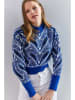 Lycalia Sweter w kolorze niebieskim
