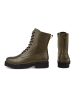 LaShoe Leder-Boots in Khaki