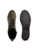 LaShoe Skórzane botki w kolorze khaki