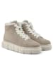 LaShoe Sneakers met lamsvacht beige