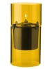 Stelton Świecznik "Lucie" w kolorze żółtym - wys. 17,5 x Ø 8,5 cm
