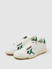 Pepe Jeans FOOTWEAR Leder-Sneakers in Weiß/ Grün