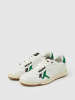 Pepe Jeans FOOTWEAR Leren sneakers wit/groen