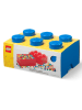 LEGO Pojemnik "Brick 6" w kolorze niebieskim - 37,5 x 18 x 25 cm