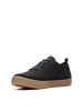 Clarks Leder-Sneakers in Schwarz