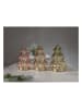 STAR Trading Figurka dekoracyjna LED "Abete" w kolorze zielonym - wys. 18 cm