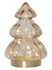 STAR Trading Figurka dekoracyjna LED "Abete" w kolorze beżowym - wys. 18 cm