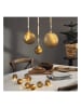 STAR Trading LED-Glaskugel "Bliss" in Gold - (L)10 cm