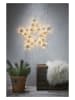 STAR Trading Ledlamp "Flower Star" in Transprent - (B)60 x (H)60 cm