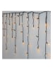 STAR Trading LED-Lichterkette "Icicle" in Schwarz - (B)590 cm