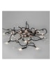 STAR Trading Łańcuch świetlny LED "Crispy Ice" w kolorze czarnym - dł. 280 cm