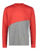 CMP Functioneel shirt rood/grijs