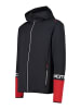 CMP Fleece vest zwart/rood