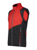 cmp 2-in-1 softshelljas rood/zwart