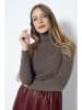 Perfect Cashmere Kaschmir-Rollkragenpullover "Ashley" in Braun
