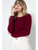 Perfect Cashmere Kaszmirowy sweter "Whitney" w kolorze bordowym