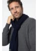 Perfect Cashmere Kaszmirowy szal "Kelly" w kolorze granatowym - 200 x 30 cm