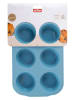 Zenker Siliconen muffinvorm blauw - (L)28 x (B)18,5 cm
