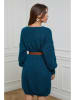 L'armoire de Suzette Gebreide jurk blauw