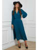 L'armoire de Suzette Plisseekleid in Blau