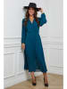 L'armoire de Suzette Plisseekleid in Blau