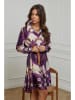 L'armoire de Suzette Kleid in Lila/ Beige