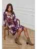 L'armoire de Suzette Kleid in Lila/ Beige