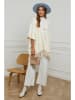 Soft Cashmere Poncho in Beige