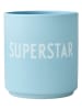 Design Letters Beker "Superstar" lichtblauw - 250 ml