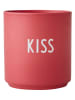Design Letters Becher "Kiss" in Pink - 250 ml