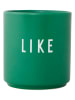 Design Letters Kubek "Like" w kolorze zielonym - 250 ml