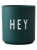Design Letters Beker "Hey" donkergroen - 250 ml