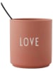 Design Letters Kubek "Love" w kolorze brzoskwiniowym - 250 ml