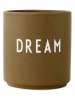 Design Letters Beker "Dream" lichtbruin - 250 ml