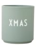 Design Letters Beker "XMas" groen - 250 ml