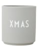 Design Letters Kubek "XMas" w kolorze szarym - 250 ml