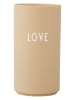 Design Letters Vase "Love" in Beige - (H)15 x Ø 8 cm