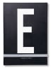 Design Letters Notizbuch in Schwarz/ Weiß