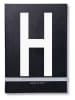 Design Letters Notizbuch in Schwarz/ Weiß