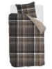 Rivièra Maison Bettwäsche-Set "Cozy Check" in Braun