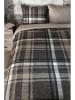 Rivièra Maison Bettwäsche-Set "Cozy Check" in Braun
